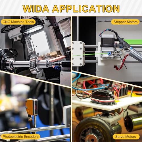 uxcell 4Pcs Flexible Couplings 3mm to 6mm Aluminum Alloy Joint Connector - size: 3mm to 6mm, style: D12 x L18mm