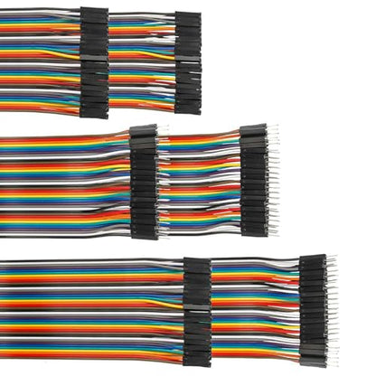 120Pcs Breadboard Jumper Wires,15 cm 40Pin Male to Male - size: 5.9 inch (15 cm), style: Male to Male