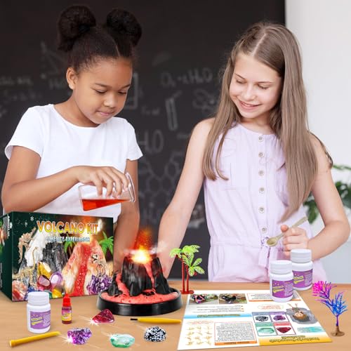 UNGLINGA Erupting Volcano Science Kit for Kids
