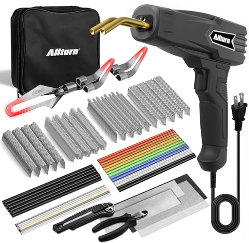 Allturn Plastic Welder 2 in 1 with the M8 Hot Cutting Tip(Black) - color: Black