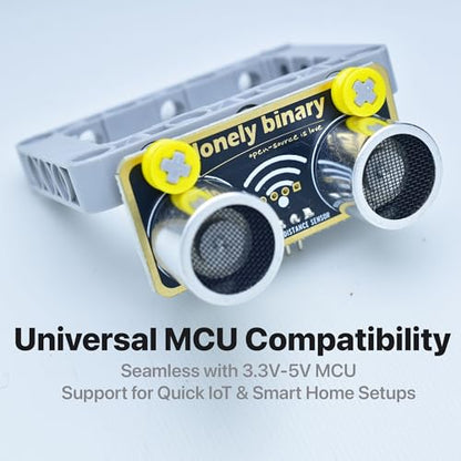Lonely Binary 5-Pack HC-SR04 Ultrasonic Sensor I2C UART for C++ & ESP32