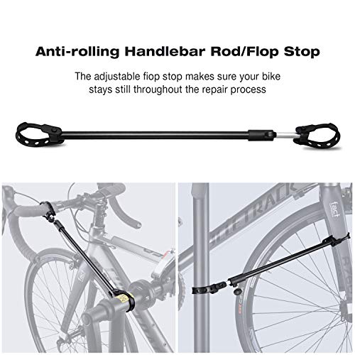 CXWXC Bike Repair Stand -Shop Home Bicycle Mechanic Maintenance Rack - color: A: Black