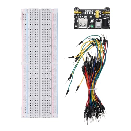 MECCANIXITY Breadboard Electronics Component Fun Kit 830 Tie-Points