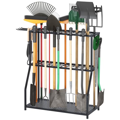 Organizer Yard Tool Storage Rack Garden Organizer Tool Holder - style: Small