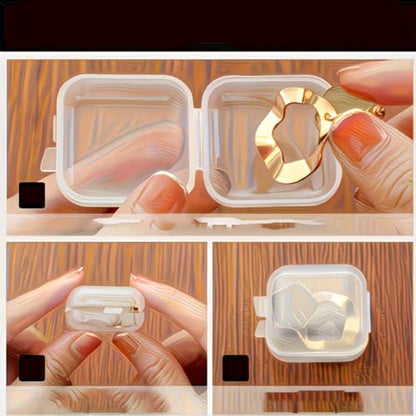 20PCS,Mini Transparent Plastic Jewelry Storage Boxes with Lids, Clear Square Containers for Earrings, Pills, Beads, Cosmetics And Craft Supplies | Durable Stackable Small Item Organizers,20PCS - color: 20PCS