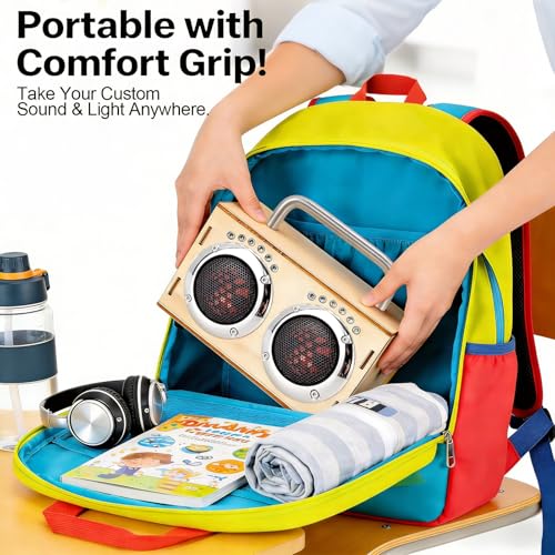 STEM Projects Kit for Kids & Adults, Build Your Own Portable DIY Wood Bluetooth Speaker, Science Experiment Electronics Kit Toys for Boys & Girls Ages 8-12 9 10 11 14 16 Birthday Gift-Chrome - color: Chrome