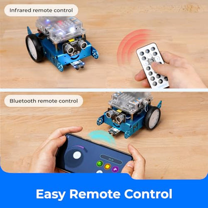 Makeblock mBot STEM Coding Toys Robotics for Kids Ages 8-12 (Pack of 2) - size: mBot Blue (Pack of 2)
