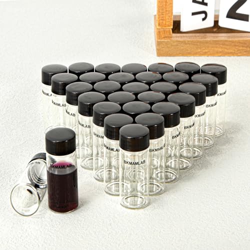 20ml Clear Small Glass Vials 30pcs with Screw Caps(30pcs) (Pack of 2) - color: Clear, size: 20ml 30pcs (Pack of 2)