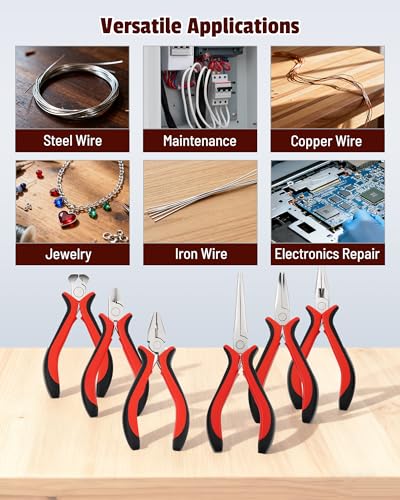 6-Piece Mini Pliers Set