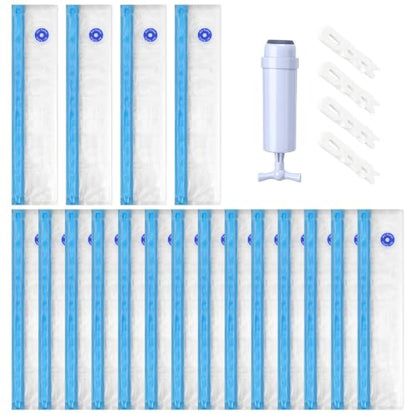 20PCS Filament Storage Bags, 37 x 32CM 3D Printer Vacuum Storage Bag with Hand Pump, 3D Filament Storage Vacuum Sealed Bags for Keeping Dry