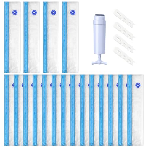 20PCS Filament Storage Bags, 37 x 32CM 3D Printer Vacuum Storage Bag with Hand Pump, 3D Filament Storage Vacuum Sealed Bags for Keeping Dry