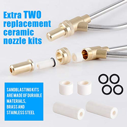 Pressure Washer Sandblasting Kit, 1/4" Quick Connect, 5000 PSI