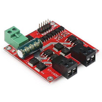 DROK DC Motor Driver 2pcs, L298 Dual H Bridge Motor Speed Controller DC 6.5V-27V 7A PWM Motor Regulator Board 12V 24V Electric Motor Control Module Industrial 160W with Optocoupler Isolation - style: 160W/Pack of 2