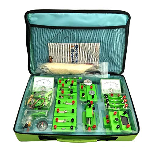 EUDAX School Physics Labs Basic Electricity Discovery Circuit and Magnetism Experiment Kits for High School Students Electromagnetism Elementary Electronics - size: Medium