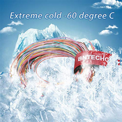 BNTECHGO 30 AWG Silicone Wire Kit 10 Color Each 10ft Stranded Tinned Copper - size: 10 colors each 10ft, style: 30 silicone wire