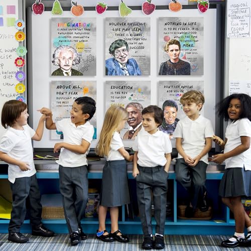 Famous Scientists Motivational Wall Art for Classroom Must Have Decor