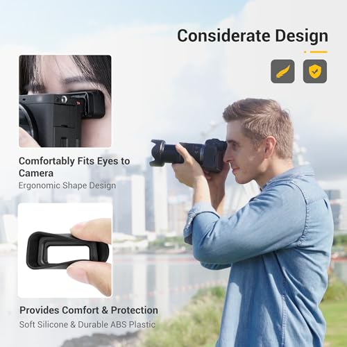 Kiwifotos Long Soft FDA-EP20 Eyecup Eye Cup Eyepiece for Sony A6700 Camera - size: Sony FDA-EP20 Replacement