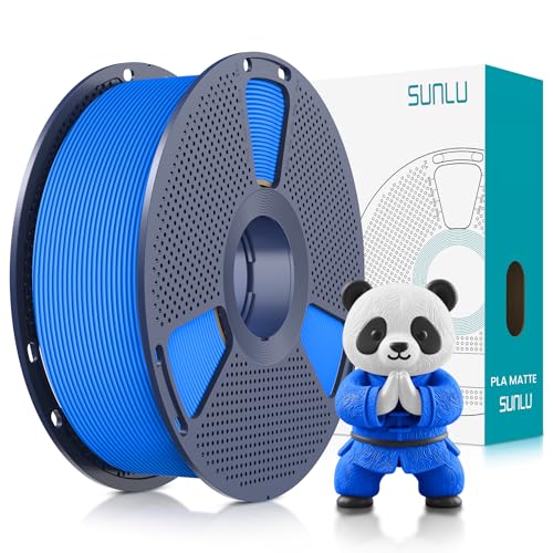 SUNLU 1KG PLA Matte 3D Printer Filament 1.75mm, Matte Klein Blue - color: Klein Blue, size: 1KG