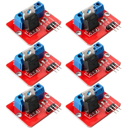 Gebildet 6pcs IRF520 MOSFET Driver Module MOSFET Button Drive for Arduino MCU ARM Raspberry PI - style: IRF520