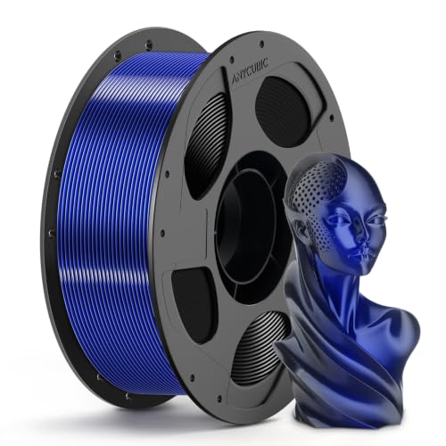 ANYCUBIC Silk Pla Filament Dual Color, 1KG, Black Blue - color: Dual Silk Black Blue
