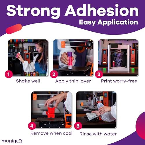 Magigoo All-in-One 3D Printer Bed Adhesive Glue for ABS, PLA, PETG, 50mL - size: 50mL