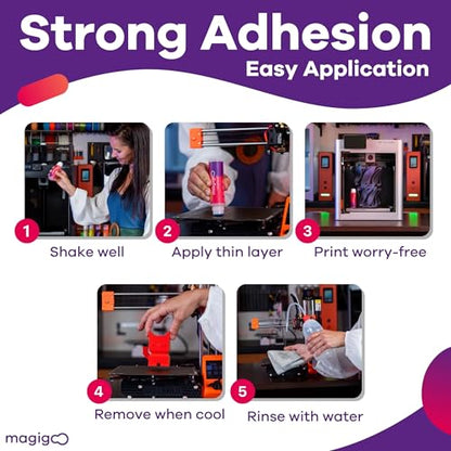 Magigoo All-in-One 3D Printer Bed Adhesive Glue for ABS, PLA, PETG, 50mL - size: 50mL