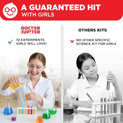 Doctor Jupiter Girls' Explosive Science Experiments Kit for Kids Ages 8+ - style: Explosive Girls': 8+