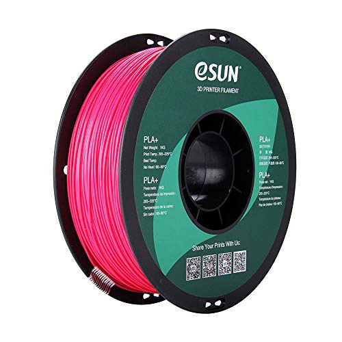 eSUN PLA PRO (PLA+) 3D Printer Filament, Dimensional Accuracy +/- 0.03 mm, 1kg Spool, 1.75mm, Magenta - color: Magenta