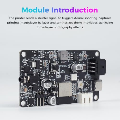 Creality Official SPARKX i7 Time-Lapse Kit TP-01, Original Layer-Triggered Shutter Control Module, Professional Timelapse Photography for Phone & Camera, for Creality SPARKX i7 3D Printer - style: Time-Lapse Photography