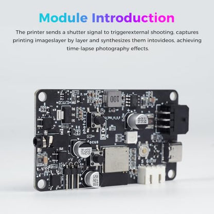 Creality Official SPARKX i7 Time-Lapse Kit TP-01, Original Layer-Triggered Shutter Control Module, Professional Timelapse Photography for Phone & Camera, for Creality SPARKX i7 3D Printer - style: Time-Lapse Photography