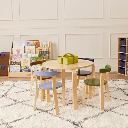 ECR4Kids 3-Compartment Small Storage Caddy Organizer, 6-Pack, Earthtone - color: Earthtone