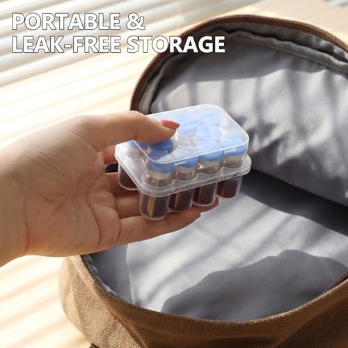 suzamed Peptide Case for Fridge, 10-Slot Vial Holder (2, 3ml) - size: 3ml