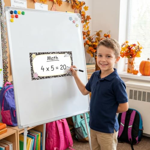 Magnetic Objectives Board for Classroom Learning Dry Erase Labels - color: Notebook