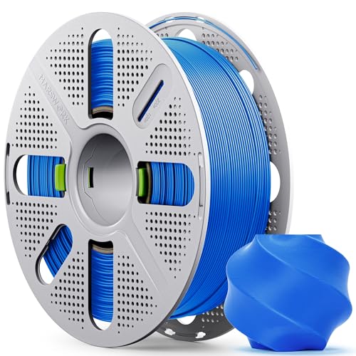 PLA Basic, Pre-Dried Filament with Quick-Swap Reusable Spool 1kg (2.2lbs), 1.75mm 3D Printing Filament, Compatible with Bambu Lab 3D Printers – Cobalt Blue - color: Cobalt Blue With Spool, size: With Spool
