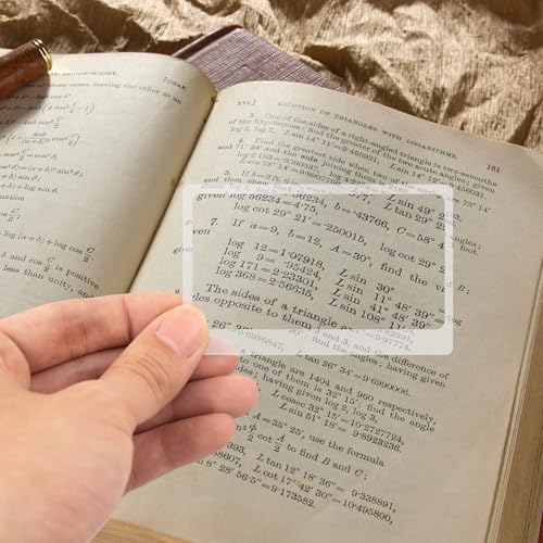 100 Pcs Magnifier for Reading, Credit Card Size Pocket Magnifier, Magnifying Cards for Wallet, Portable for Reading and Viewing Tablets (3.3 x 2.2 Inches)