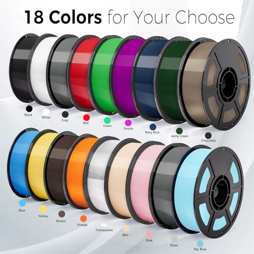 iSANMATE Sky Blue PETG HF Filament 1.75mm 50-400mm/s 1KG Rapid for Bambu - color: Sky Blue