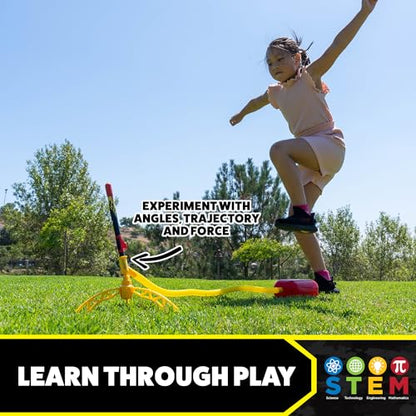 Stomp Rocket X-Treme, Highest Performing Launcher for Kids, 6 Rockets