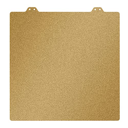 Double Sided Textured PEI Printing Bed, 3D Printer Parts Printing Plate Frosted PEI Surface300x300 mm for Kingroon KP5L/ SV04 IDEX/Anet A8 Plus/Anet et5/ et5 Pro(Without Magnetic Bottom Sheet) - size: Double Sided 300 x300 mm