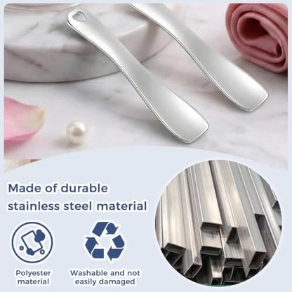 6-Piece Stainless Steel Mini Spatula Set, Skincare And Makeup Scoops