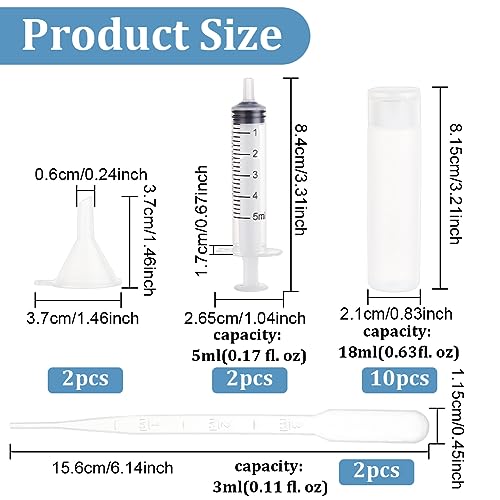 BENECREAT 10 Pack 18ml 0.6oz Small Travel Squeeze Bottles Refillable Makeup Foundation Container Travel Essentials Sample Bottles for Toiletries, Shampoo Toner Cosmetic - size: ['18 ml']
