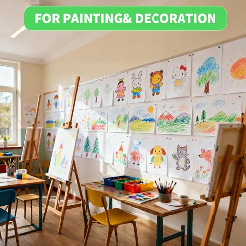 100Pcs White Poster Board 22"X28", 250 GSM Thickness Poster Paper, Glossy& Matte Side Large Posterboard, Poster Board Bulk For School Arts Crafts,Project Presentations,Drawing,Office,Displays,Signs - size: 22"x28"--100Pcs