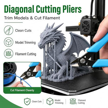 H2D 3D Printer Tool Kit for Bambu Lab H2D/H2D Combo, Maintenance Kit