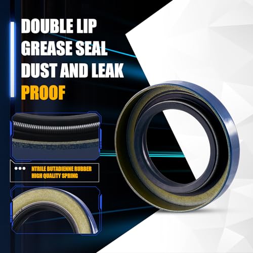 XiKe Trailer Bearings LM11949 LM11910 for 3/4" Axles, 2 Sets - size: LM11949/10 + Seal ID 1.125'', style: Pack 2 Set