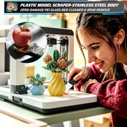22Pcs 3D Printer Scrapers Model Removal Kit with Scratch-Free Design - style: 2-IN-1 Professional Spatula