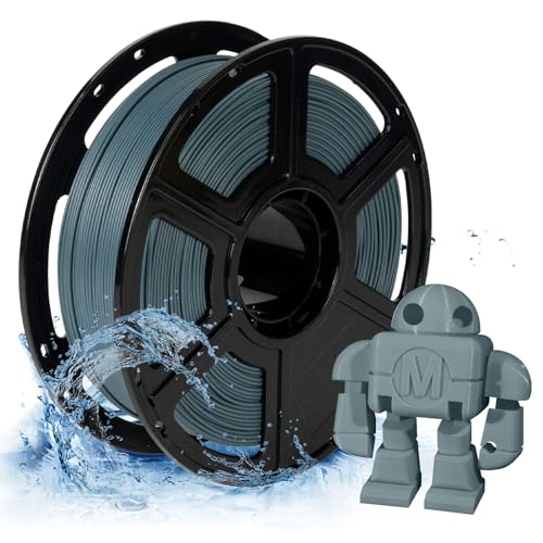 FLASHFORGE PETG Pro Filament 1.75mm Grey, 3D Printer Filament 1kg (2.2lbs) Spool, Dimensional Accuracy +/- 0.02mm, 3D Printing Filament for Various Mechanical Parts, Waterproof Parts - color: Grey