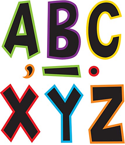 Teacher Created Resources Electric Bright 7" Fun Font Letters (TCR77282)