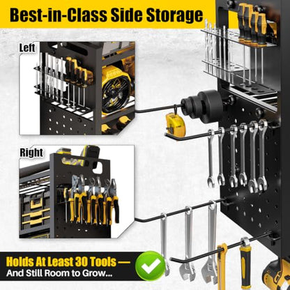 Large 49''Wide Power Tool Organizer Wall Mount, Charging Station - size: 49''Width (POWER STATION)