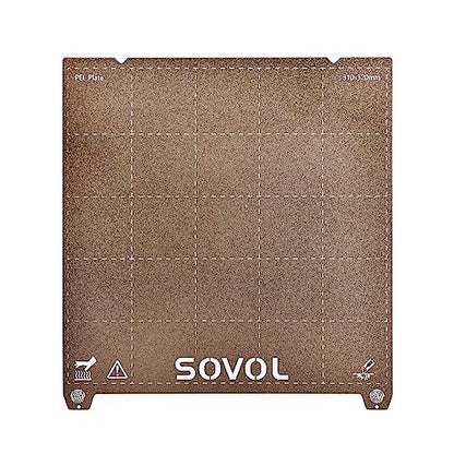 Sovol SV06 Plus Flex Steel Platform w/PEI Surface Magnetic Sheet 310x320mm - size: 310*320mm
