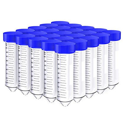 SimPure Centrifuge Tubes 50mL, Conical Tubes Sterile 25PCS Screw Cap Tube - size: 50mL-25Pcs