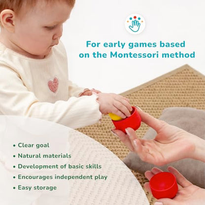 Ulanik Balls in Nests Starter Kit Montessori Toys for 1 Year Old